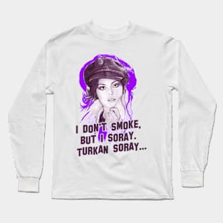 Eva Mendes and Turkan Soray Turkish Queen actress Long Sleeve T-Shirt